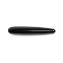 Chakrubs Xaga Slim Non-Phallic Dildo in a sleek black design, perfect for beginners and experienced users.