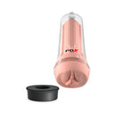 PDX Extreme Wet Pussies Deep Suck Stroker Pump System with a silicone sleeve and vacuum pump design.