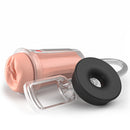 PDX Extreme Wet Pussies Quick Suck Stroker Pump System with transparent design and vacuum pump features.