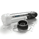 Pumpworx Maxboost Pro Flow Deluxe Penis Pump Kit Black with interchangeable sleeves and automatic pump technology.