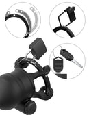 Fantasy C-Ringz ControlCore Trainer Vibrating Cock Blocker with removable vibrating bullet and key.