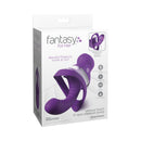 Fantasy For Her Veloura Touch G-spot Pleasure Pump Purple packaging showcasing design and features.