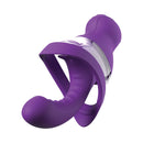 Fantasy For Her Veloura Touch G-spot Pleasure Pump Purple showcasing its sleek design and features for enhanced stimulation.