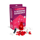 A Lover's Guide To A Bonding Experience Bondage Kit with accessories, packaging, and instructions for couples.