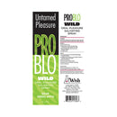 Problo Wild Salivating Spray Sour Green Apple 1 Oz product packaging with instructions and flavor details.