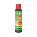 Holiday Massage Oil Yuletide Zest 4 Oz bottle with festive citrus design for relaxation and self-care.