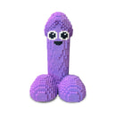 Cock Blocks Bricked Up 3D Penis Puzzle 3265 Pieces made with colorful bricks in a playful design.