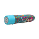 Into The C Mervibes 5 Inch Vibrator Teal with colorful mermaid design for playful intimacy.