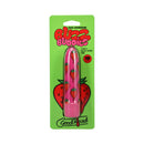 GoodHead Buzz Buddies 5 Inch Multi-Speed Vibe Strawberries packaged vibrantly with fun strawberry design.