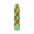 Goodhead Buzz Buddies 5 Inch Multi-speed Vibe Peaches with orange fruit design.