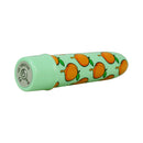 Goodhead Buzz Buddies 5 Inch Multi-speed Vibe Peaches in mint green with peach design for targeted stimulation.
