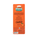 Goodhead Buzz Buddies 5 Inch Multi-speed Vibe Peaches packaging showing features and functions for enhanced pleasure.