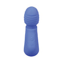 Mood Play Mini Power Wand Blue in a sleek design for portable pleasure and deep, satisfying vibrations.