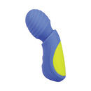 Mood Play Mini Power Wand Blue for handheld pleasure, compact design, flexible head for targeted satisfaction.