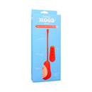 Mood Play Vibrating Egg With Remote Orange packaging showcasing compact design and remote control features.