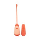 Mood Play Vibrating Egg With Remote Orange, featuring vibrant design and remote control for discreet pleasure.