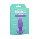 Mood Teaser Vibrating Micro Plug Lavender packaging with tapered tip, velvet-touch silicone, and strong vibrating functions.