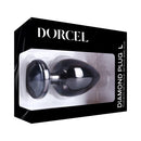 Dorcel Diamond Butt Plug Black Large packaged in elegant box showcasing its sleek design.