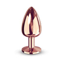 Dorcel Diamond Butt Plug Rose Gold Large, featuring a polished finish and classic design for enhanced anal play.