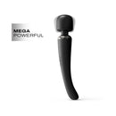 Dorcel Megawand Rechargeable Wand Massager Black showing a sleek design and powerful head for deep stimulation.