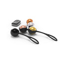 Dorcel Training Balls Kegel Exerciser featuring black, gold, copper, and silver balls with a remote control.