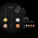 Dorcel Training Balls Kegel Exerciser with remote, 16 vibration options, and various weighted balls for effective pelvic training.
