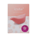 Tenga Iroha+ Tori Nadeshiko Clitoral Vibrator in soft Nadeshiko pink packaging with floral design.