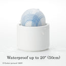 Tenga Iroha Temari Hana Clitoral Vibrator in waterproof design with rounded form and elegant features.