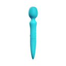 Femmefunn Solia Wand Vibrator Turquoise in a sleek, easy-to-hold design for pleasure and massage.