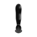 Forto Flex Pro Anal Sex Toy Black displayed upright on a white background, showcasing its sleek design.