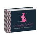 Naughty Knots Light Bondage & Bedroom Tricks Book cover featuring playful design and illustrations.