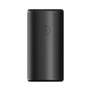 Arcwave Air Pulse Silicone Stroker Black front view showcasing textured design and ergonomic shape.