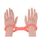 Peaches N Creame Silicone Cuff Small featured in playful restraint, showcasing its soft, body-safe silicone design.