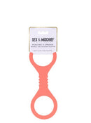 Peaches N Creame Silicone Cuff Small in soft silicone with playful design for firm control and comfort.