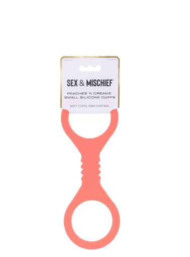 Peaches N Creame Silicone Cuff Small in soft silicone with playful design for firm control and comfort.