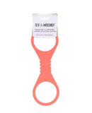 Peaches N Creame Silicone Cuff Large in soft silicone, designed for comfort and firm control for restraint.