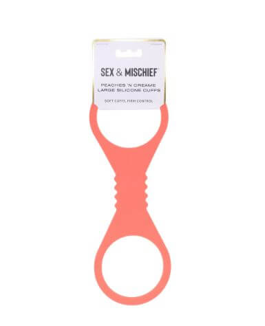 Peaches N Creame Silicone Cuff Large in soft silicone, designed for comfort and firm control for restraint.