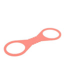 Peaches N Creame Silicone Cuff Large in soft pink color designed for comfort and secure restraint.