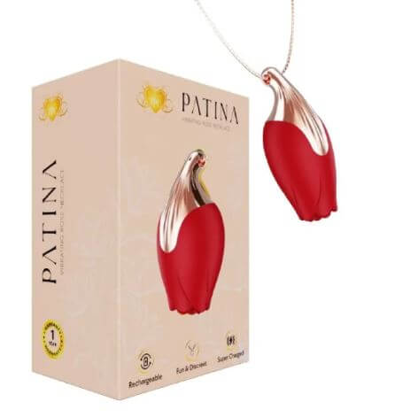 PATINA ROSE NECKLACE RED-0