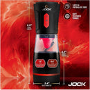 JOCK Blow Job Sucking Licking & Vibrating Masturbator with adjustable suction and vibrating features