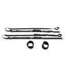 Sex & Mischief Anywhere You Dare Bondage Restraint System featuring adjustable straps and cuffs.