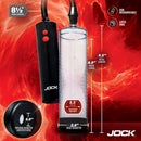 Jock Advanced Power Pump Up Automatic Penis Pump features automatic suction levels and detailed specifications.
