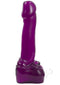 The Great American Challenge purple dildo, 11-inch massive pleasure toy, phthalate-free for intense satisfaction.