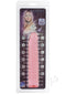 Doc Johnson Vivid Ribbed Jellie Cock Sunrise in packaging with seven inches of ribbed texture for heightened stimulation.