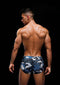 ENVY CAMO TRUNKS W/ DOG TAG NAVY L/XL-1