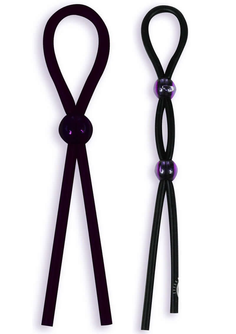 Silicone Cock Tie and C/B Tie Black for Pleasure and Performance Enhancement