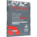 Dynamo Wellness Maximum Strength Delay Wipe 7.5% 144ct Bowl single pack with detailed text and instructions.
