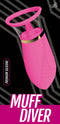 Pink Sweet Dreams Muff Diver silicone pleasure device with suction and licking features.