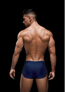 Envy Sexy Slinky Brief Navy M L shown on a man from the back, showcasing its sleek design and comfortable fit.