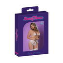 Magic Silk Ever After Lingerie Set White Medium displayed in stylish packaging for romantic occasions.